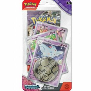 Kártyajáték Pokémon TCG: Scarlet & Violet Temporal Forces Premium Checklane Blister Togekiss (Pokémon) kép