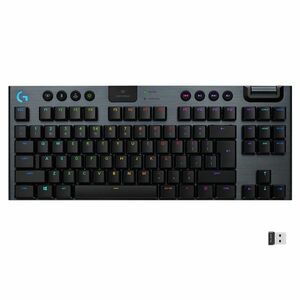 Logitech G915 TKL LIGHTSPEED, vezeték nélküli RGB mechanikus játékos billentyűzet, Linear, CZ/SK kiosztás kép