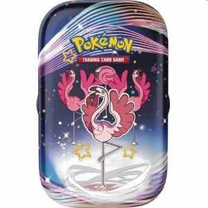 Kártyajáték Pokémon TCG: Scarlet & Violet Paldean Fates Mini Tin Flamigo (Pokémon) kép