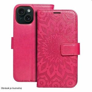 MEZZO Book tok mandala Apple iPhone 15 számára, magenta kép