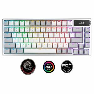 ASUS ROG Azoth (ROG NX RED/PBT) US, white kép