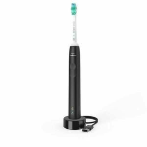 Philips Sonicare 3100 Series, HX3671/14, elektromos szonikus fogkefe, fekete kép