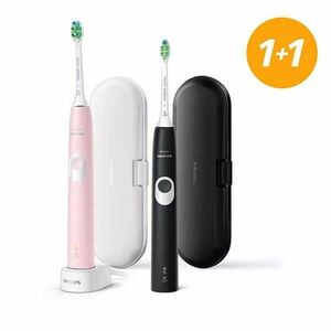 Philips Sonicare ProtectiveClean 4300 Series, HX6800/35, Fekete és Rózsaszín 1+1 Szonikus elektromos fogkefe kép