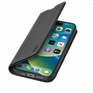 SBS Book Wallet Lite tok Apple iPhone 15 számára, fekete kép