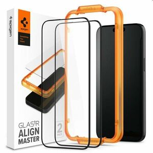 Spigen tR AlignMaster edzett üveg Apple iPhone 15 Plus számára, 2 darab kép