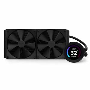 NZXT AIO vízhűtés CPU Kraken 240 ELITE, LCD kijelző, fekete kép