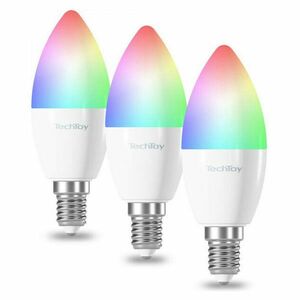 TechToySmart Bulb RGB 6W E14 ZigBee 3pcs készlet - PC kép