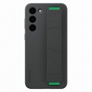 Silicone Grip Cover tok Samsung Galaxy S23 Plus számára, Fekete kép