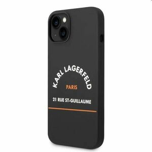 Tok Karl Lagerfeld Rue St Guillaume for Apple iPhone 14, fekete kép