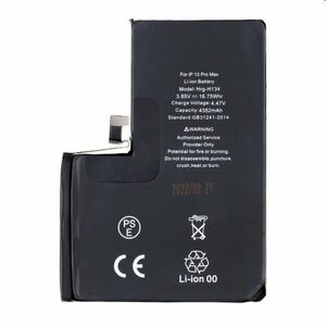 Akkumulátor for Apple iPhone 13 Pro Max (4352mAh) kép