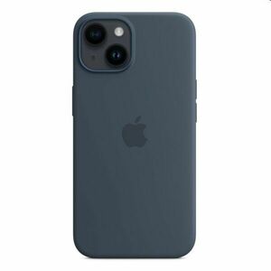 Apple iPhone 14 Silicone Case with MagSafe, storm blue kép