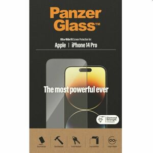 Védőüveg PanzerGlass UWF AB for Apple iPhone 14 Pro, fekete kép