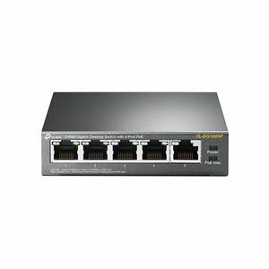 TP-Link TL-SG1005P 5 Port Desktop Steel Switch kép