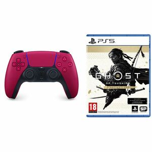 PlayStation 5 DualSense Vezeték nélküli Vezérlő, cosmic piros + Ghost of Tsushima (Director’s Cut) HU kép