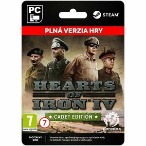 Hearts of Iron IV: Cadet Kiadás [Steam] - PC kép