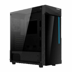 Case Gigabyte GB-C200G, MidiTower, Fekete, Sklo, mATX, iTX, ATX kép