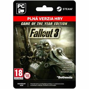 Fallout 3 (Game of the Year Kiadás) [Steam] - PC kép