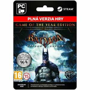 Batman: Arkham Asylum (Game of the Year Kiadás) [Steam] - PC kép