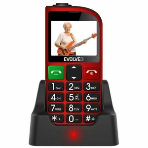 EVOLVEO EasyPhone FM, piros kép