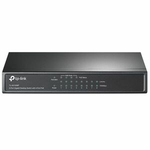 TP-Link TL-SG1008P 8x Gigabit Desktop Switch kapcsoló, Fekete kép