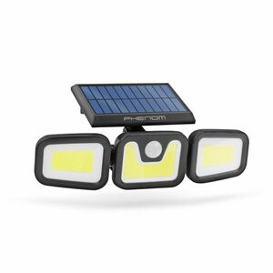 Mozgásérzékelős szolár reflektor - karos, forgatható - 3 COB LED kép