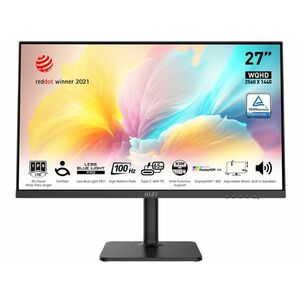 MSI Modern MD272QXP 27 QHD IPS 100Hz-es monitor (9S6-3PB19H-082) fekete kép