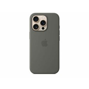 Apple iPhone 16 Pro Accessory (MYYL3ZM/A) Silicone Case with MagSafe - Stone Gray kép