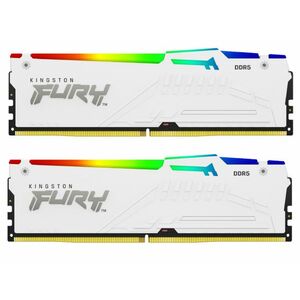 Kingston 32GB DDR5 5600MHz Fury Beast RGB White kép