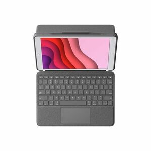 LOGITECH Billentyűzet - Combo Touch Ipad (7, 8 gen.) Grafitszürke, UK (920-009629) kép