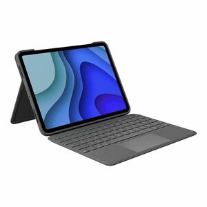 LOGITECH Billentyűzet - Folio Touch Ipad Air (4th gen.) Oxfordi szürke, UK (920-009968) kép