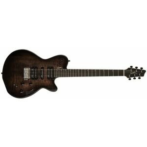 Godin xtSA Trans Black Flame kép