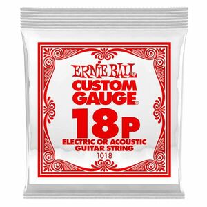 Ernie Ball 1025 Plain Steel Single .018 kép