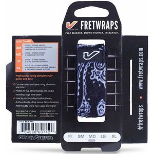 Gruvgear FretWraps Bandana Black Small kép