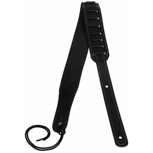 Flight S51 Black Leather Ukulele Strap kép