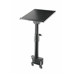 K&M 26778 Tiltable clamping desktop monitor stand kép