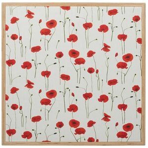 Razzor Acoustics Acoustic frame - Poppies in a light frame 600x600 kép