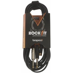 Bespeco ROCKIT Interlink Cable Jack 3, 5 TRS M 90° - 2x Jack TS 5 m kép