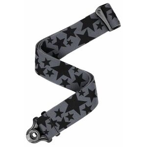 D'Addario Auto Lock Guitar Strap Skater Stars kép