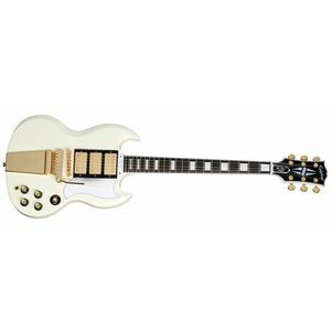 Epiphone 1963 Les Paul SG Custom Maestro Vibrola Classic White kép