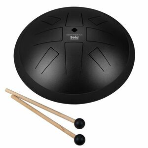 Sela 10" Melody Tongue Drum Black (kicsomagolt) kép