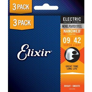 Elixir Nanoweb Super Light 3-Pack kép