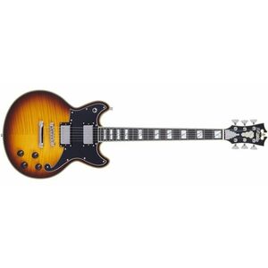 D'Angelico Deluxe Brighton Vintage Sunburst kép