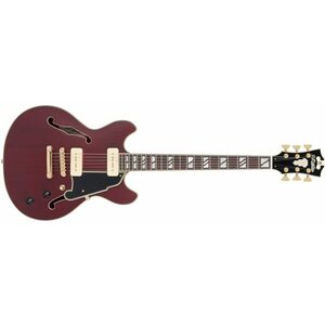 D'Angelico Deluxe Mini DC Trans Wine kép