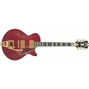 D'Angelico Deluxe Bob Weir 3 Satin Trans Wine kép