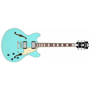 D'Angelico Premier DC Surf Green kép