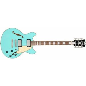 D'Angelico Premier Mini DC Surf Green kép