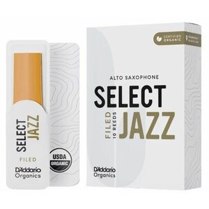 D'Addario Organic Select Jazz Filed Alto Saxophone 3 Hard kép