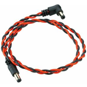 Ibanez Twisted DC Cable Black & Neon Red, Length: 24" Straight & Angle kép