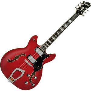 Hagstrom Viking Cherry Transparent Félakusztikus - jazz-gitár kép