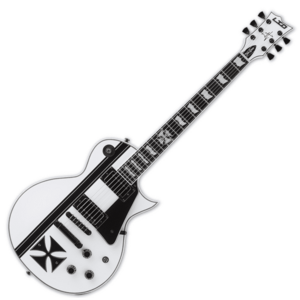 ESP LTD Iron Cross James Hetfield Snow White Elektromos gitár kép